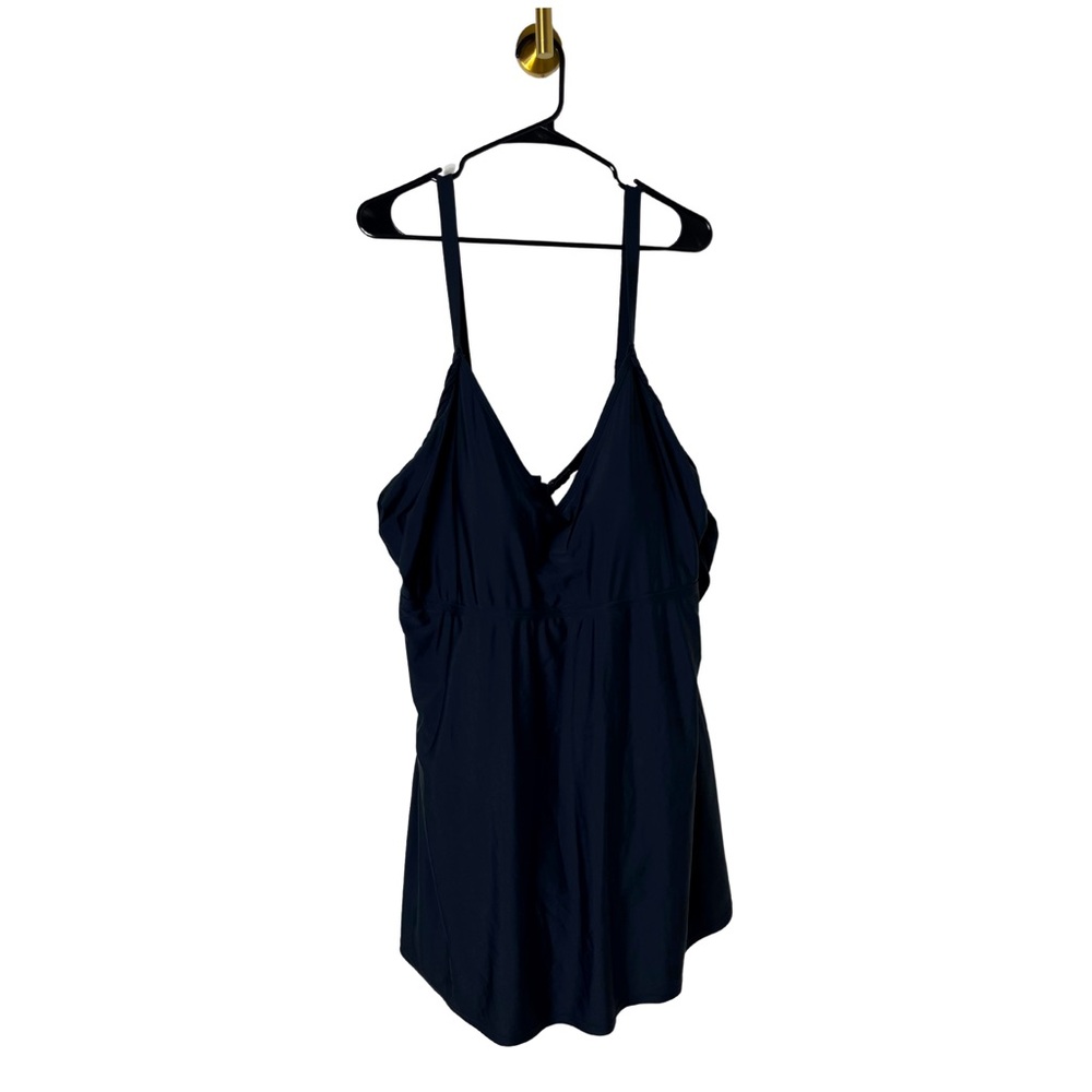 Old Navy Wrap Swim Dress One-Piece Bathing Suit 4X